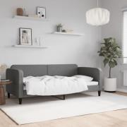vidaXL Dagbädd mörkgrå 90x190 cm tyg