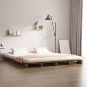 vidaXL Pallsäng honungsbrun 120x200 cm massiv furu