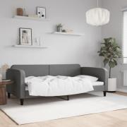 vidaXL Dagbädd mörkgrå 100x200 cm tyg