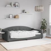 vidaXL Dagbädd mörkgrå 100x200 cm tyg