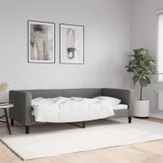 vidaXL Dagbädd mörkgrå 90x190 cm tyg