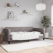 vidaXL Dagbädd taupe 100x200 cm tyg