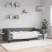 vidaXL Dagbädd mörkgrå 100x200 cm tyg