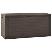 vidaXL Dynbox brun 116x44x55 cm