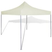 vidaXL Partytält 3 x 3 m gräddvit