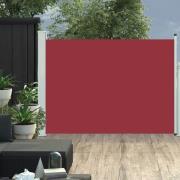 vidaXL Infällbar sidomarkis 100x500 cm röd