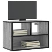 vidaXL Tv-bänk grå sonoma 60x31x39,5 cm konstruerat trä och metall