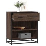 vidaXL Skänk brun ek 68x35x76 cm konstruerat trä