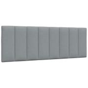 vidaXL Headboard Cushion "Hanko" Light Grey 140 cm Fabric