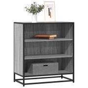vidaXL Skänk grå sonoma 68x35x76 cm konstruerat trä och metall