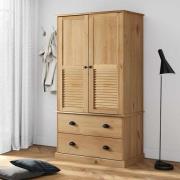 vidaXL Klädskåp VIGO 90x55x170 cm massiv furu