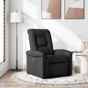 vidaXL Reclinerfåtölj svart tyg