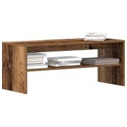 vidaXL TV-bänk åldrat trä 100x40x40 cm konstruerat trä