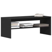 vidaXL TV-bänk svart 100x40x40 cm konstruerat trä