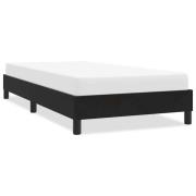 vidaXL Sängram utan madrass svart 90x210 cm sammet