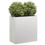 vidaXL Planteringskärl 80x40x80 cm rostfritt stål