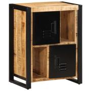 vidaXL Skänk 55x35x70 cm massivt grovt mangoträ