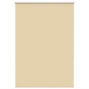 vidaXL Rullgardin mörkläggningsbar beige 115x130 cm tyg bredd 110,7 cm