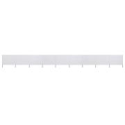 vidaXL Vindskydd 9 paneler tyg 1200x160 cm sandvit