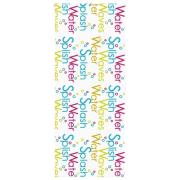 vidaXL Rullgardin för dusch 110x240 cm tyg bredd 106 cm