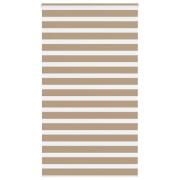 vidaXL Rullgardin zebra 125x230 cm tyg bredd 120,9 cm polyester