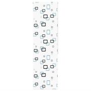 vidaXL Rullgardin för dusch 70x240 cm tyg bredd 66 cm