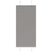 vidaXL Plisserad persienn antracit 55x150cm tyg bredd 54,4cm polyester