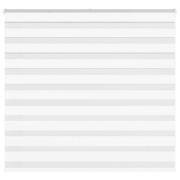 vidaXL Rullgardin zebra vit 160x100 cm tyg bredd 155,9 cm polyester