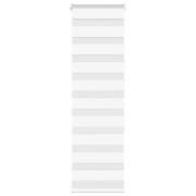vidaXL Rullgardin zebra vit 40x150 cm tyg bredd 35,9 cm polyester