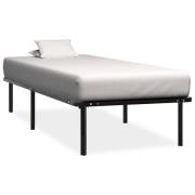 vidaXL Sängram utan madrass svart metall 90x200 cm