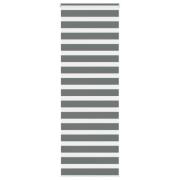 vidaXL Rullgardin zebra mörkgrå 90x230 cm tyg bredd 85,9 cm polyester