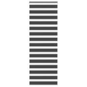 vidaXL Rullgardin zebra svart 90x230 cm tyg bredd 85,9 cm polyester