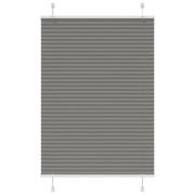 vidaXL Plisserad persienn antracit 85x150cm tyg bredd 84,4cm polyester