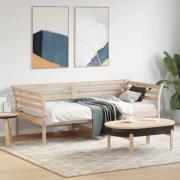 vidaXL Dagbädd utan madrass 90x190 cm massiv furu