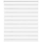 vidaXL Rullgardin zebra vit 120x150 cm tyg bredd 115,9 cm polyester
