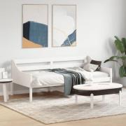 vidaXL Dagbädd utan madrass vit 90x190 cm massiv furu