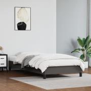 vidaXL Sängram grå 80x200 cm konstläder