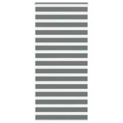vidaXL Rullgardin zebra mörkgrå 115x230 cm tyg bredd 110,9cm polyester