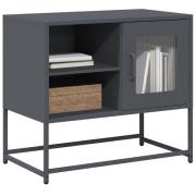 vidaXL TV-skåp antracit 68x39x60,5 cm stål