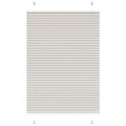 vidaXL Plisserad persienn ljusgrå 95x150 cm tyg bredd 94,4cm polyester