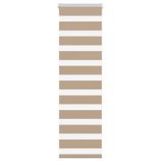 vidaXL Rullgardin zebra 45x150 cm tyg bredd 40,9 cm polyester