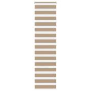 vidaXL Rullgardin zebra 65x200 cm tyg bredd 60,9 cm polyester