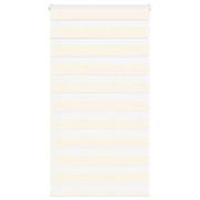 vidaXL Rullgardin zebra 85x100 cm tyg bredd 80,9 cm polyester