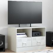 vidaXL TV-skåp vit 67x39x44 cm stål