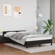 vidaXL sängram utan madrass svart 120x190 cm konstläder