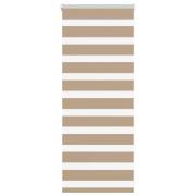 vidaXL Rullgardin zebra 55x100 cm tyg bredd 50,9 cm polyester