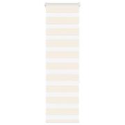 vidaXL Rullgardin zebra 45x150 cm tyg bredd 40,9 cm polyester