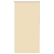 vidaXL Rullgardin mörkläggningsbeige 85x150 cm tyg bredd 80,7 cm