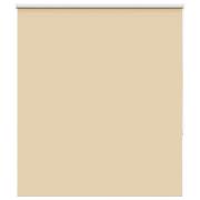 vidaXL Rullgardin mörkläggningsbar beige 120x130 cm tyg bredd 116,6 cm