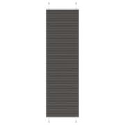 vidaXL Plisserad persienn svart 65x200cm tyg bredd 64,4cm polyester